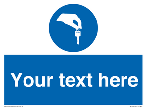 Custom Mandatory Keys Sign